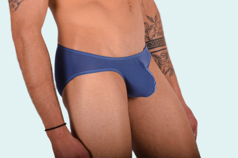 SMU Mini Sheer Briefs Navy 33371 MX11