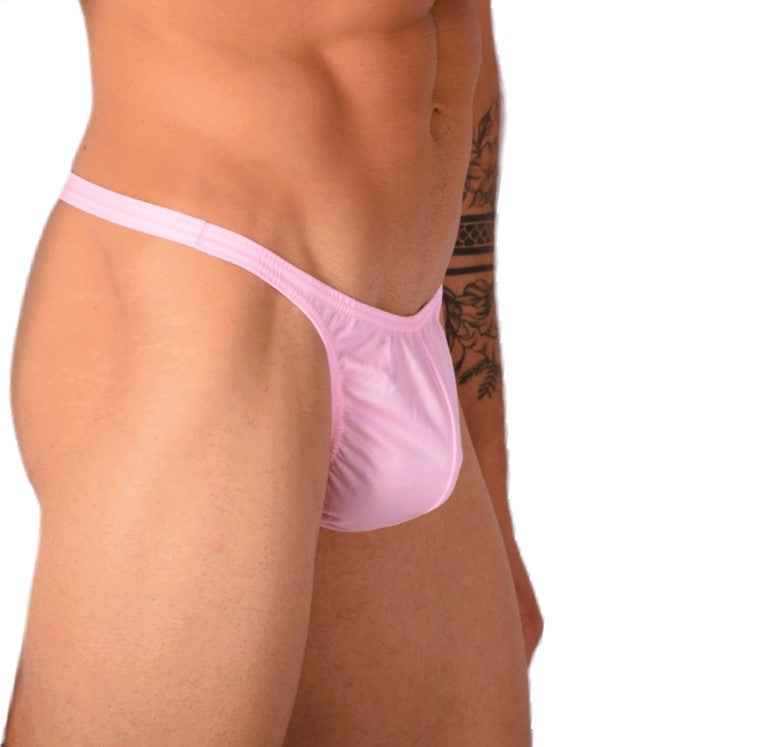 XS/S SMU Mens Pastel Pink Thong 33414 MX11