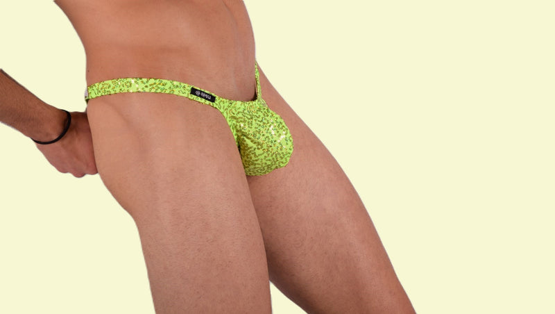 XL SMU Mens Flash Thong NEON 33453 MX11