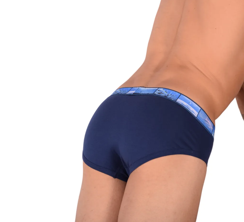 Punto Blanco Water Seas Briefs Soft Organic Cotton Navy 3387 28