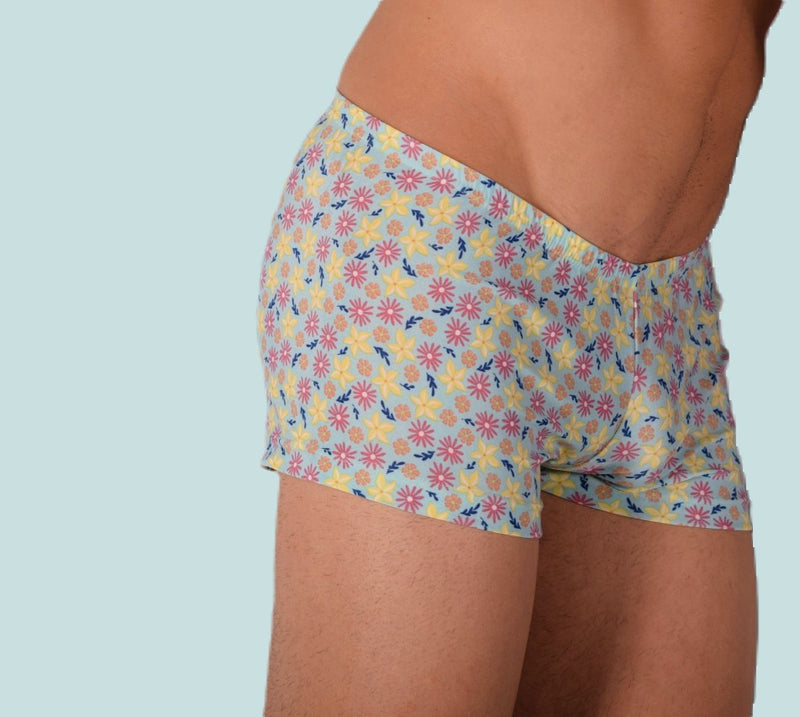 XS/S SMU Mens  Hipster Underwear Mint Print 43114 MX12