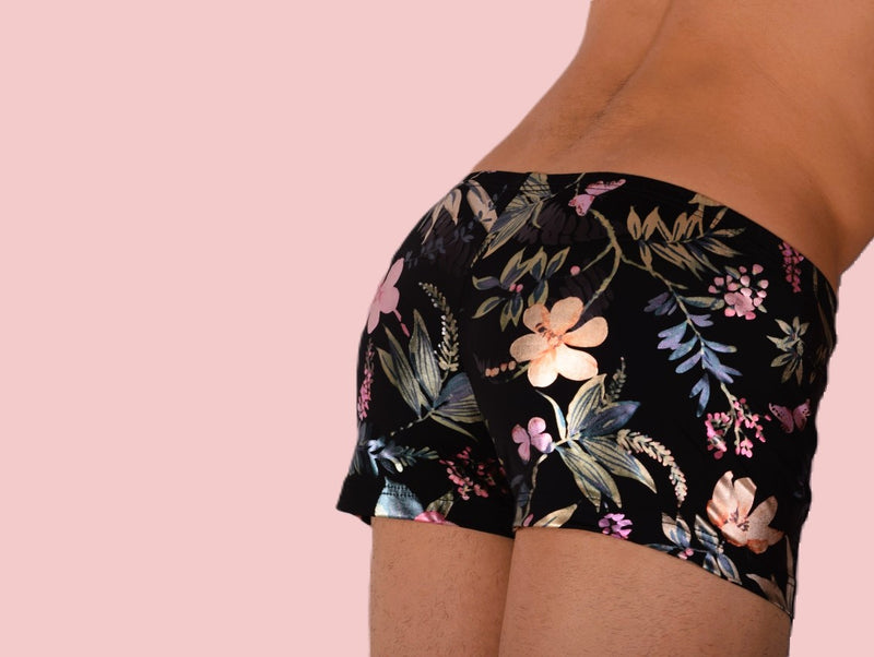 XS/S SMU Mens Hipster Flash Flower Mini Boxer 43121 MX12