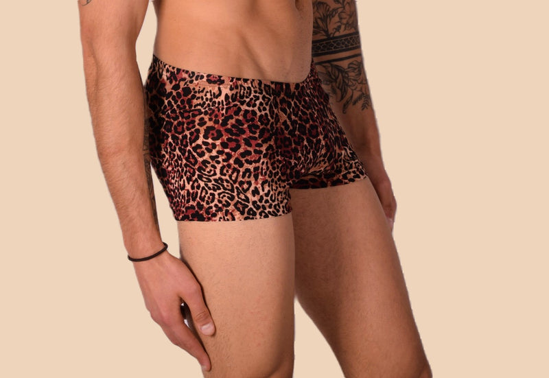 XS/S SMU Mens  Hipster Underwear Leopard 43124 MX12