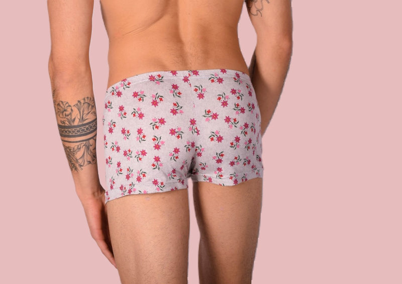 XS/S SMU Mens Hipster Flowers 43134 MX12