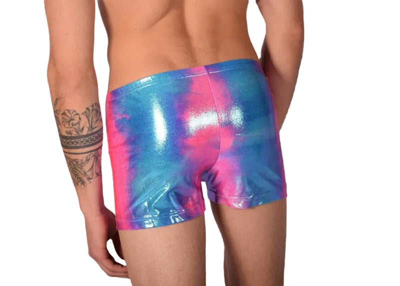 2XS SMU Mens  Swim Hipster Underwear Rainbow 43136 MX12