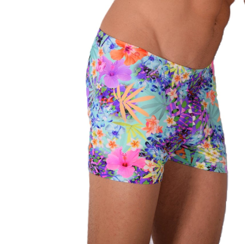 XS/S SMU Mens Swim Hipster Underwear Abstract 43148 MX12