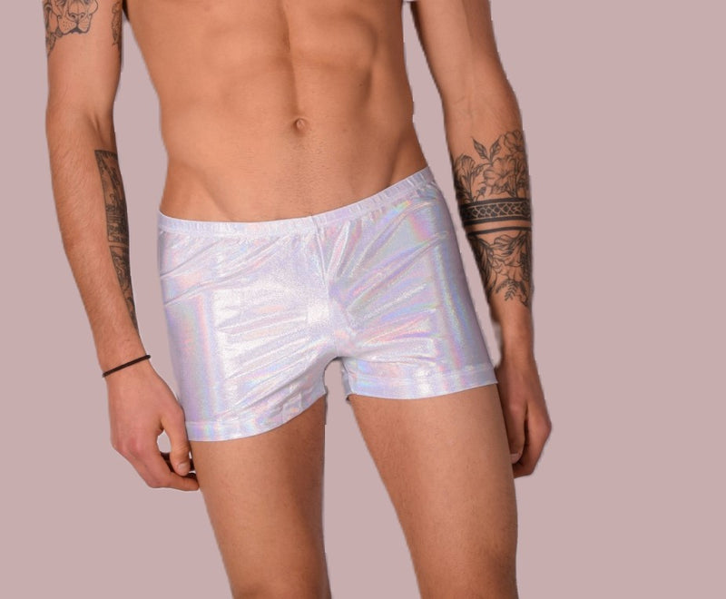XS/S SMU Mens  Hipster Underwear Silver Sparks 43152 MX12