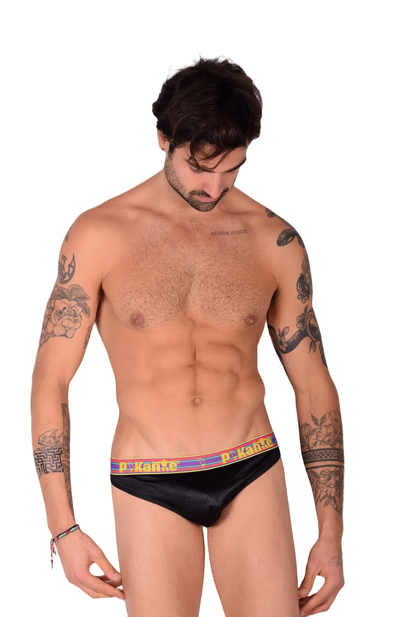 PIKANTE Jock Strap Secret Shiny Silky Jockstrap Black 9291 2