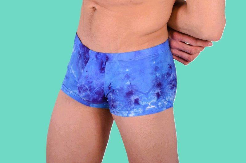 SMU Proud Mini Boxer Brief Sporty Cut Blue Multi P01005 H48