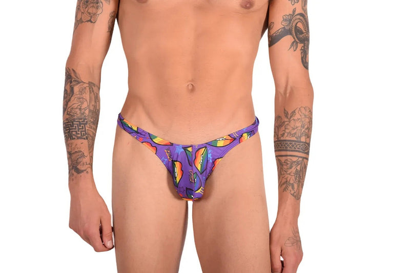 SMU Pride Thong Rainbow Wear and Swim P01204-H37
