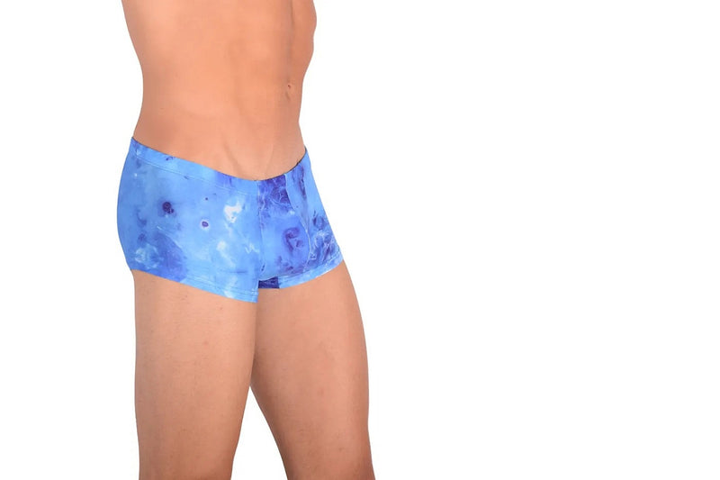 SMU Proud Mini Boxer Brief Sporty Cut Blue Multi P01005 H48