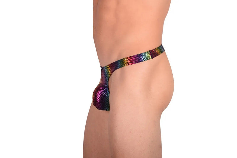 LARGE WOJOER String SCHMALISSIMO Rainbow Reptile Thong 398E700 3