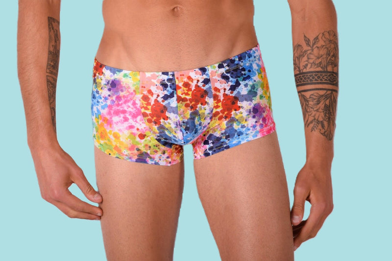 SMU Splash Boxer Brief Hipster Multicolor P01605 H40