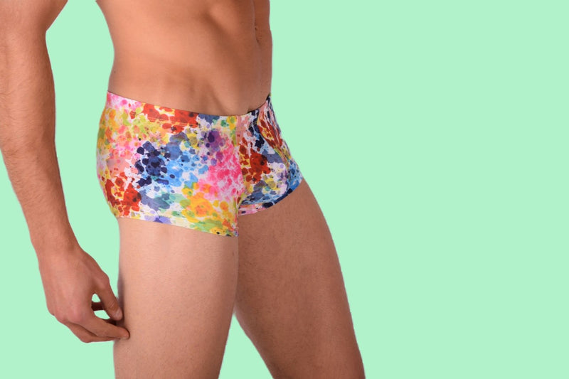 SMU Splash Boxer Brief Hipster Multicolor P01605 H40