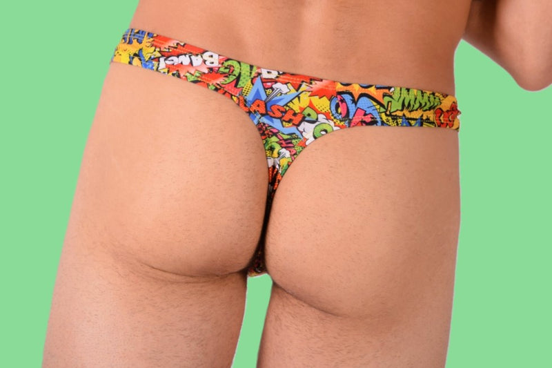 SMU Verbal Swim Thongs Multicolor P01204-H34