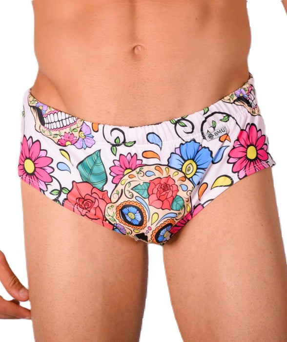 M/L SMU Swim Brief Skull 33441 MX11