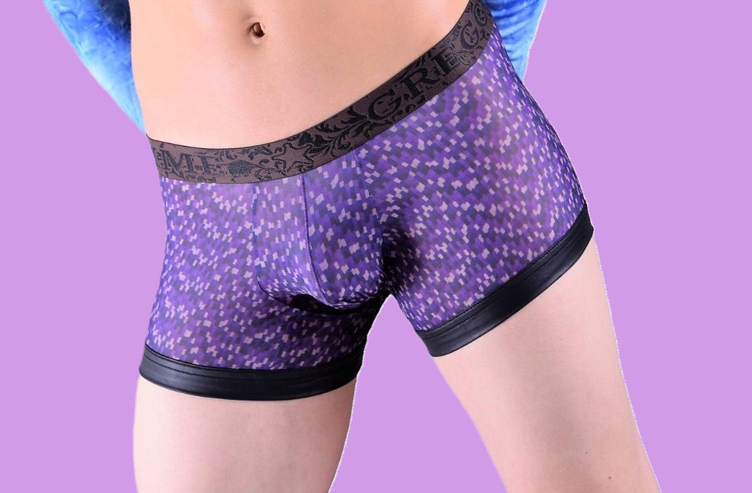 Gregg Homme Second Skin Boxer Ubass Trunk Purple 141005 16