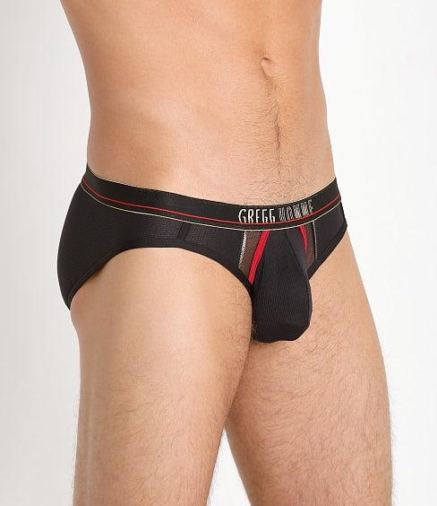 SMALL Gregg Homme Brief Traveler MicroModal Airjet Slip Black 132003 68