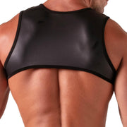 Absolu Male By TOF PARIS Bond*ge Crop - Harness Adjustable Front Lacing Black 43