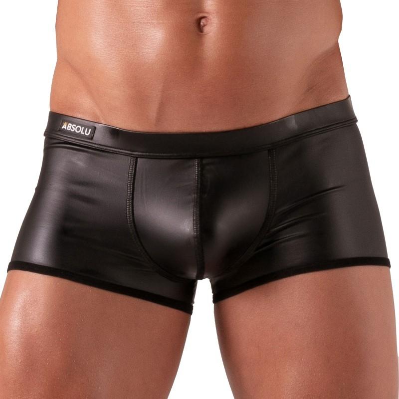 Absolu Male By TOF PARIS Master Trunks With Secret Pocket Elegant Pouch Black 23