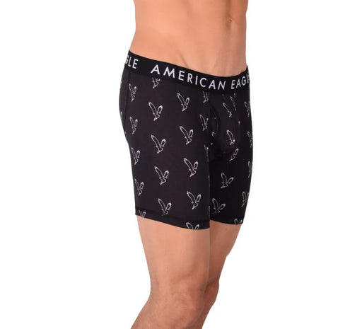 American Eagle Black Eagles Fly Front Boxer Brief AE12