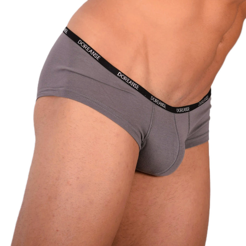 Boxer DOREANSE Hipster Mini Trunk Micro - Modal Grey 1781 76