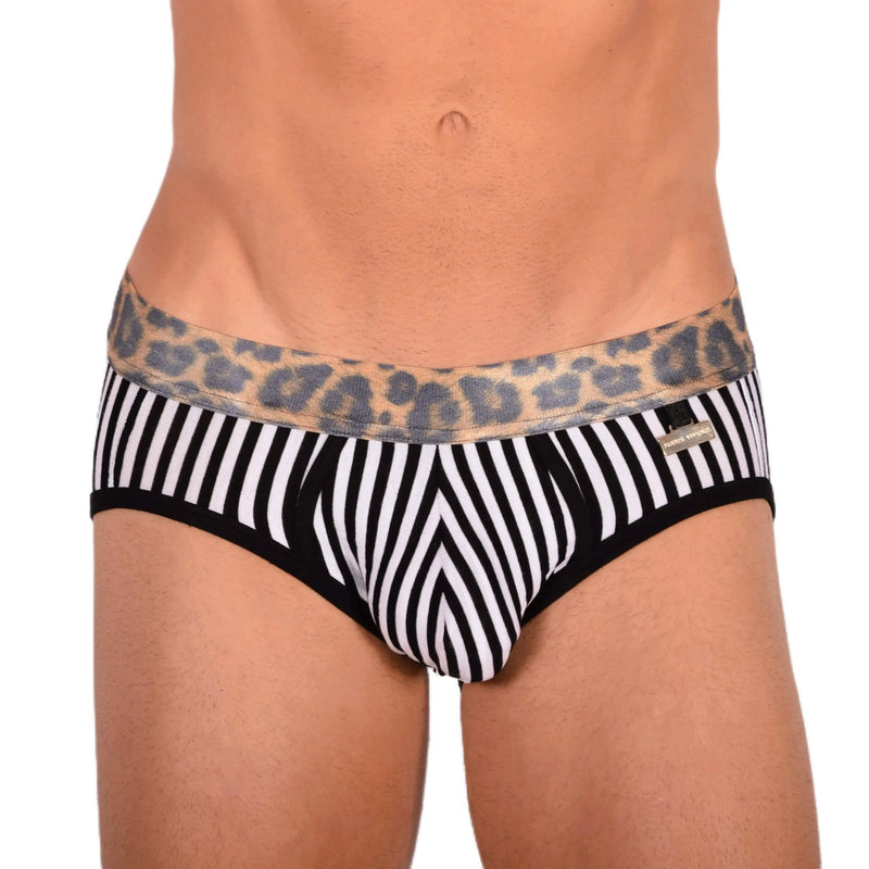 Boxer - Jock Modus Vivendi Combo Jockstrap Animal Bottomless Black 06813 41