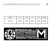 BREEDWELL Circuit Breaker Boxer Brief Large Pouch in Black 229