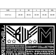 BREEDWELL Cockpit Backless Boxer Chock Jock - Chaps Trio Navy/Neon 26 - SexyMenUnderwear.com