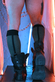 BREEDWELL Cockpit Sock With Soft Yarn Fabric Long Socks in Army Green 536