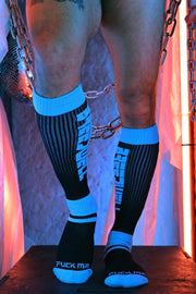 BREEDWELL Eternity Knee Socks in Aqua Blue5