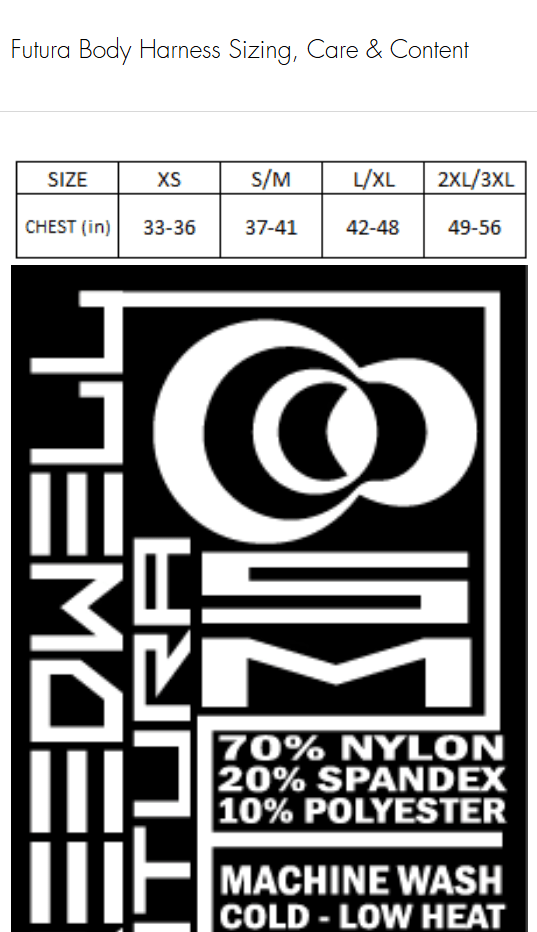 BREEDWELL Futura Body Harness Chevron Jacquard Removable Side Neon Orange8