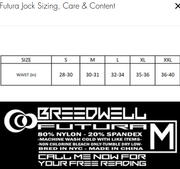 BREEDWELL Jock Futura Chevron Jacquard Neon Orange Jockstrap 517