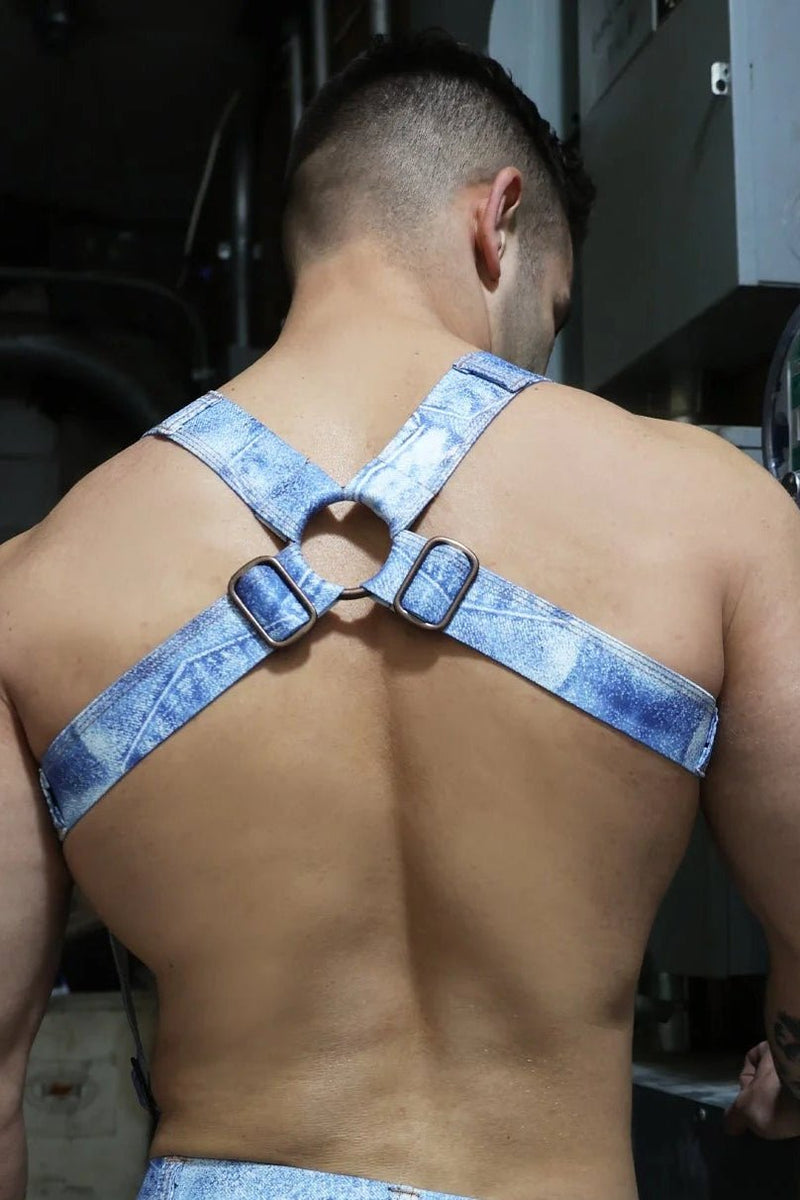 BREEDWELL Loaded Denim Body - Harness Convertible BULLDOG Light Stonewall Wash 547