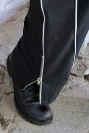 BREEDWELL NSA Track Pants Wide Leg Expandable Ankle Zippers Drawstring & D - Rings5