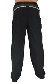 BREEDWELL NSA Track Pants Wide Leg Expandable Ankle Zippers Drawstring & D - Rings6