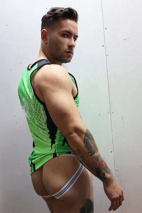 BREEDWELL Snax Tank Top Ultra Lightweight in Neon Green 204