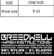 BREEDWELL Socks Hypnotix Knee High Long Socks Black6