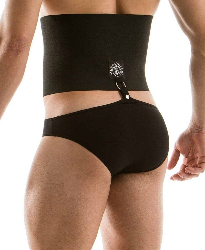 Briefs Only MODUS VIVENDI Transformer Cotton Extra Wide Bands Black Brief 16211 B862