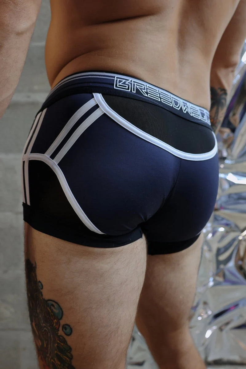 BREEDWELL Circuit Breaker Boxer Brief Large Pouch in Black 22