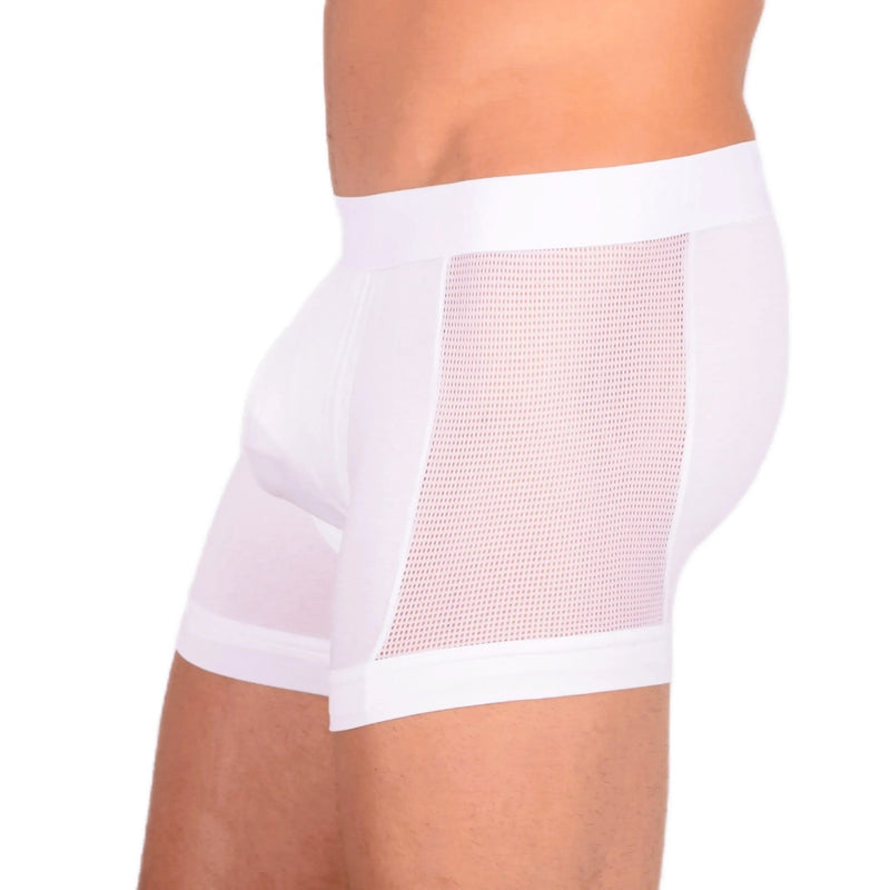 Doreanse Boxer Brief With Side Mesh Panel 1761 White 53