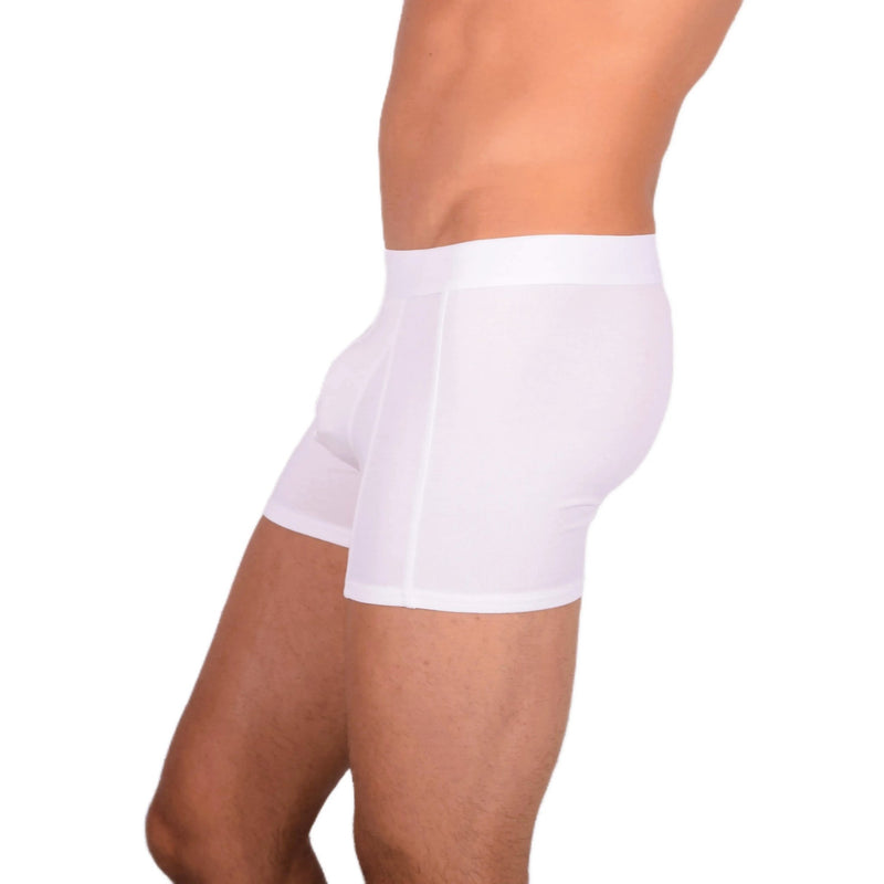 DOREANSE Boxer Casual Cotton Modal Boxer White 1755 4A3