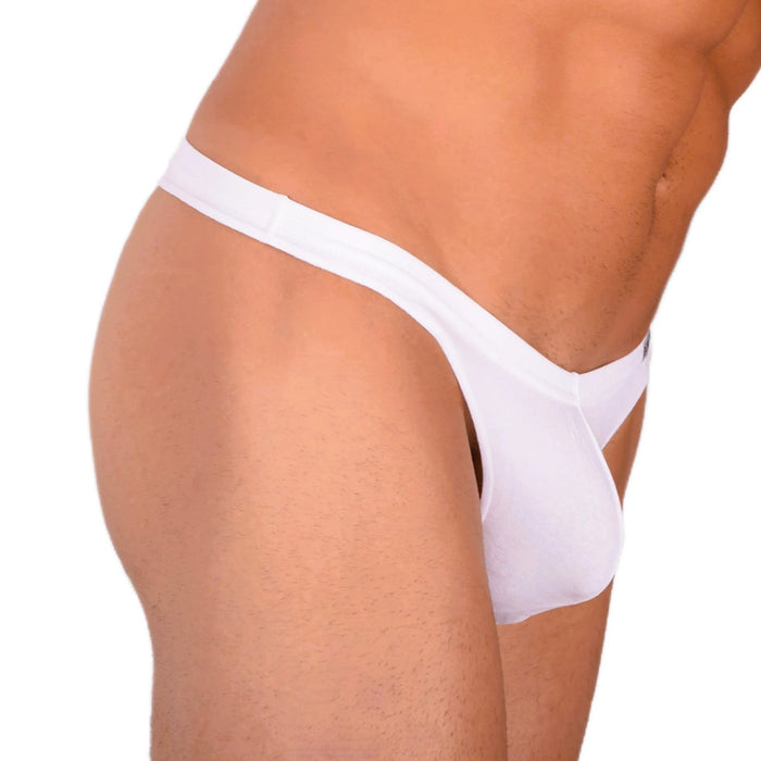 DOREANSE Mens String Underwear Homme Thong White 1392 9 - SexyMenUnderwear.com