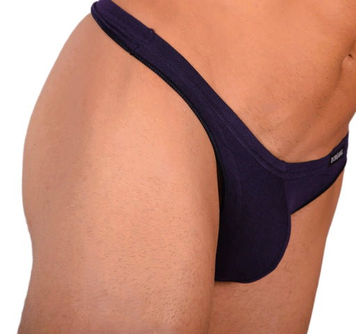 DOREANSE Mens Thongs Soft Cotton String Navy 1392 92