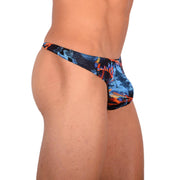 DOREANSE Sensual Mens Thong Deep Sea Cotton Blend 1341 63