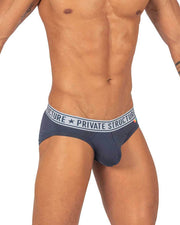 Duo Pack 2 - Private Structure Mini Briefs PRD Sunset Yellow + Dark Navy 4385 1053