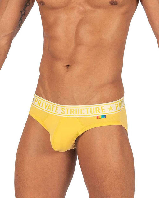 Duo Pack 2 - Private Structure Mini Briefs PRD Sunset Yellow + Dark Navy 4385 1052