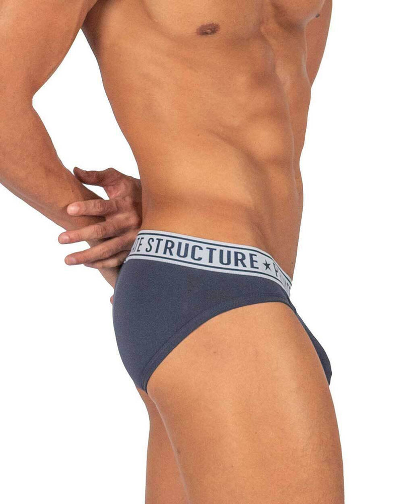 Duo Pack 2 - Private Structure Mini Briefs PRD Sunset Yellow + Dark Navy 4385 1058