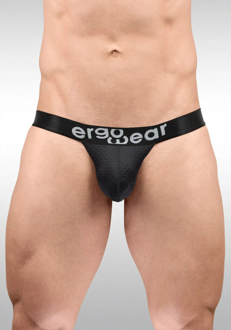 ErgoWear Bikini Brief MAX Flow 3D Pouch Micro - Perforated Briefs in Black 16884