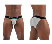 ErgoWear Bikini Brief MAX Mesh Pouch Low - Rise Briefs Light Gray 13921